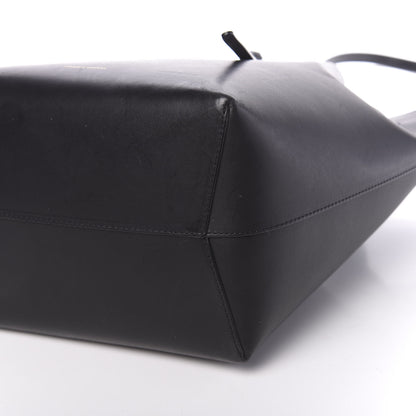 Mansur Gavriel Vegetable Tanned Calfskin Bucket Bag Black Argento 14 of 14