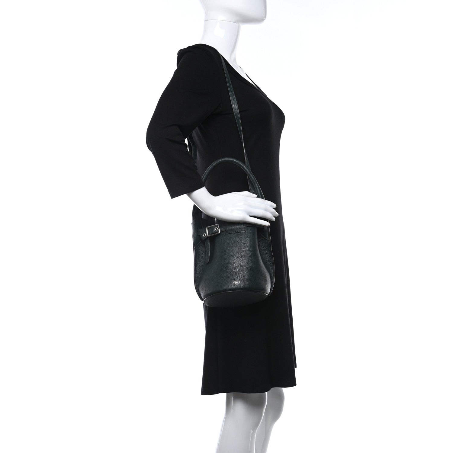 Celine Supple Grained Calfskin Nano Big Bag Bucket Amazone 2 of 6