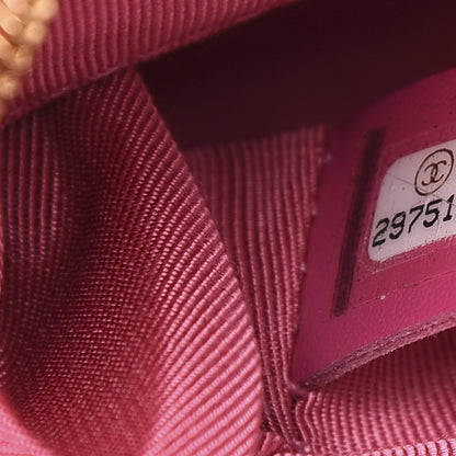 Chanel Lambskin Quilted Small Perfect Meeting Hobo Pink 7 of 11