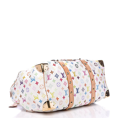 Louis Vuitton Monogram Multicolor Keepall 45 White 4 of 18
