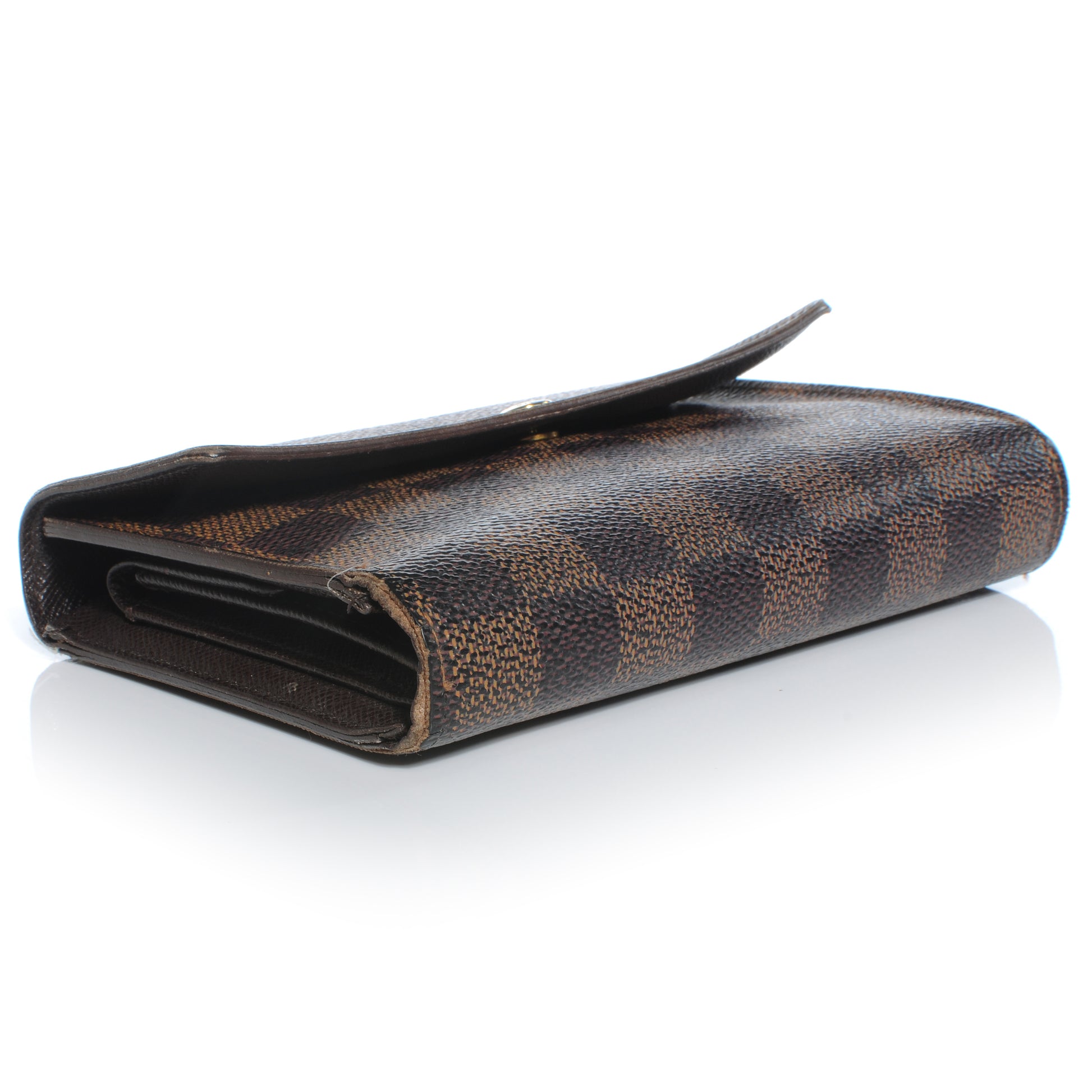 Louis Vuitton Damier Ebene Porte Tresor Etui Papier Wallet 3 of 9