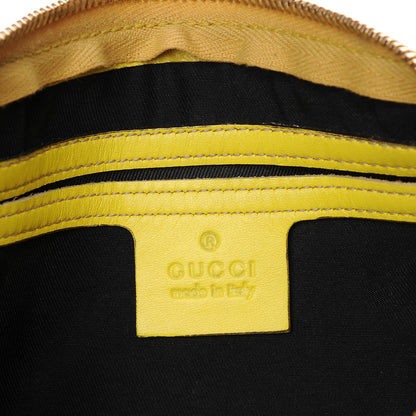 Gucci GG Plus Monogram Web Stripe Small Joy Boston Yellow 6 of 7