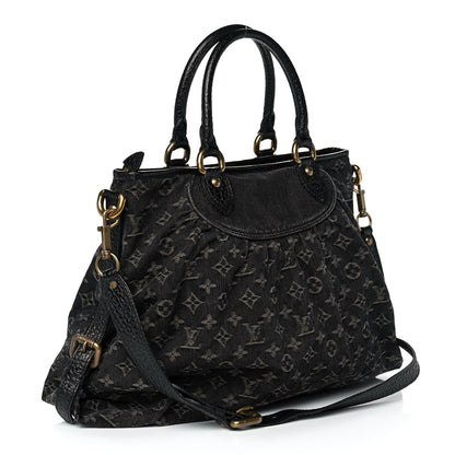 Louis Vuitton Denim Neo Cabby GM Black 3 of 10