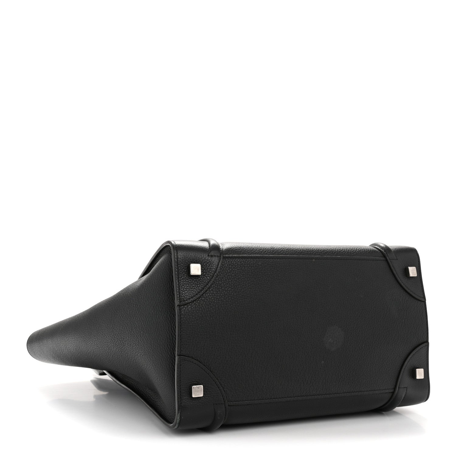 Celine Drummed Calfskin Mini Luggage Black 9 of 37