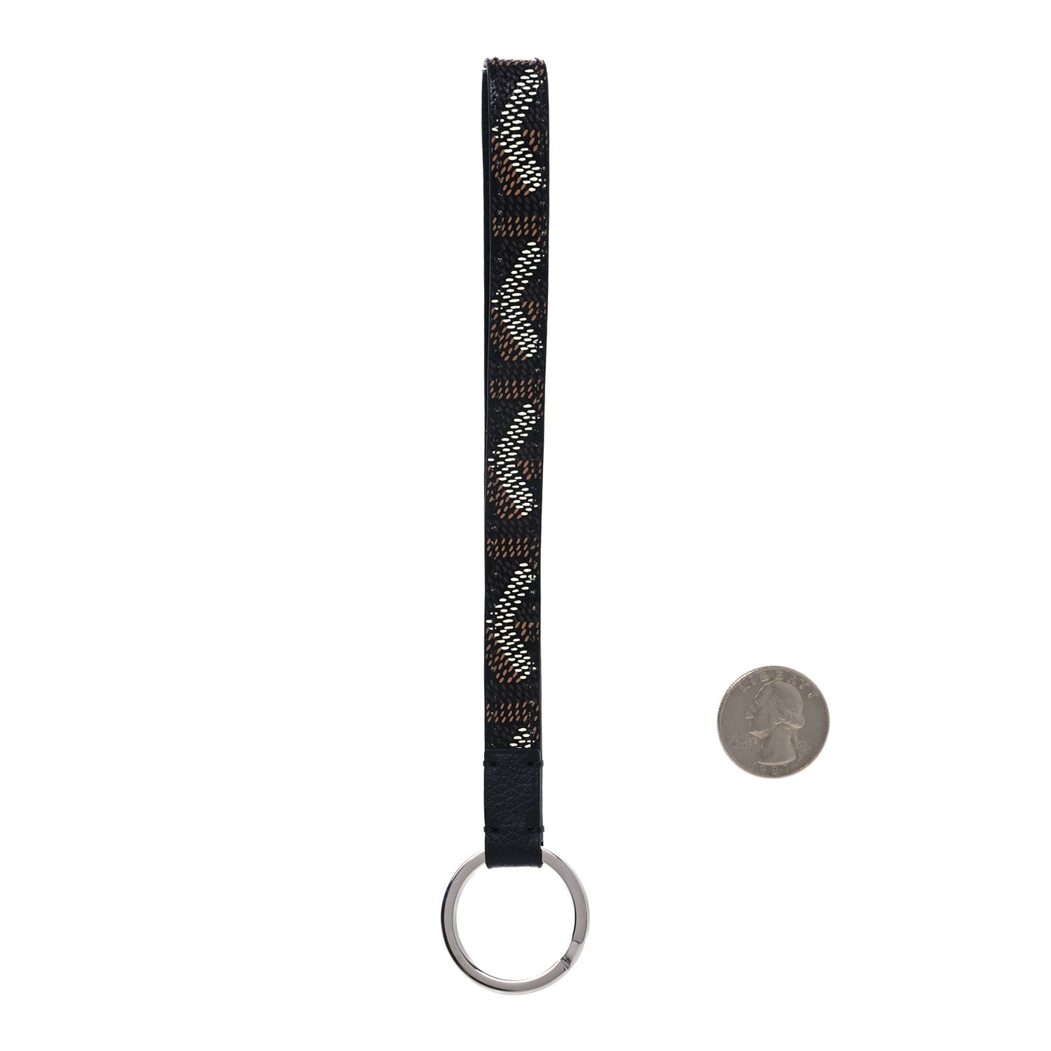 Goyard Goyardine Sesame Key Holder Black 2 of 6
