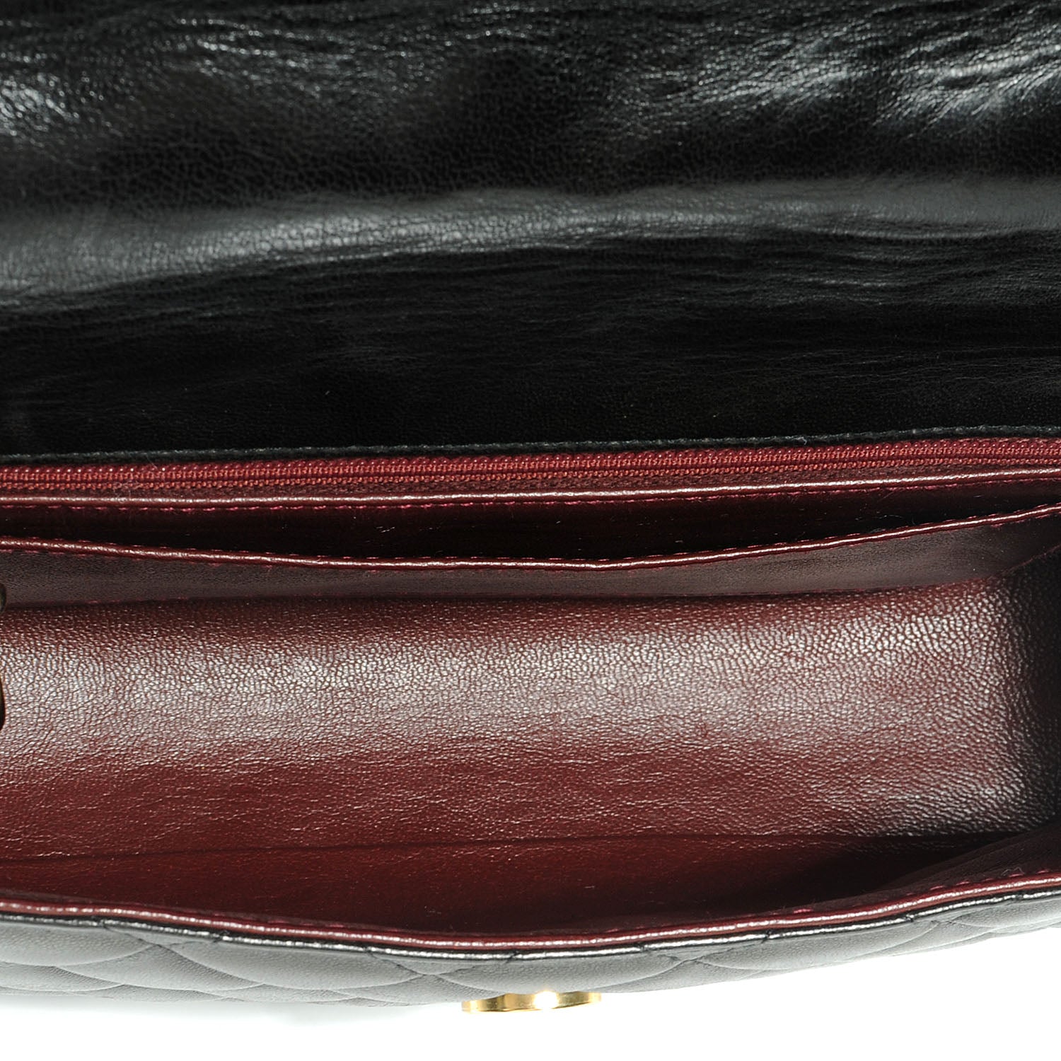Chanel Lambskin Quilted CC Flap Shoulder Bag Black 5 of 8