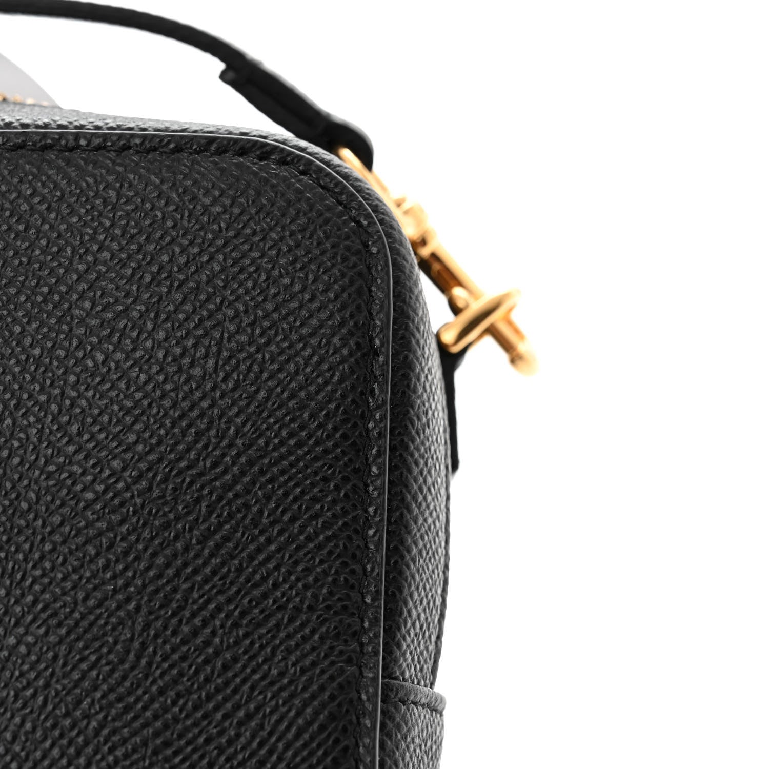 Christian Dior Grained Calfskin Caro Double Pouch Black 13 of 13