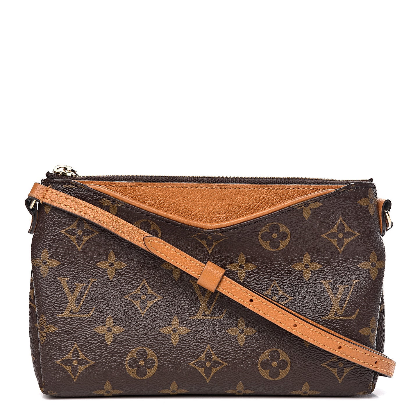 Monogram Pallas Clutch Saffron