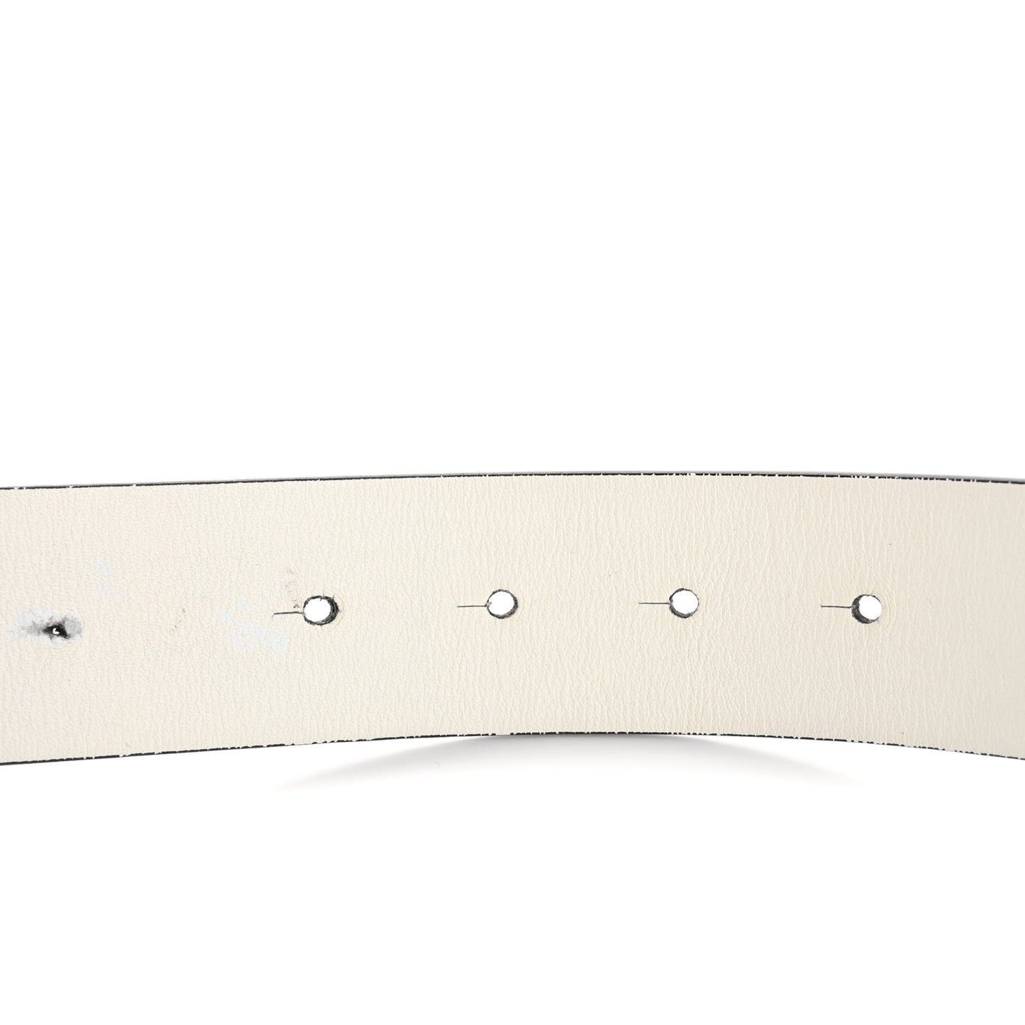 Patent Calfskin CC Reversible Belt 90 36 Black White