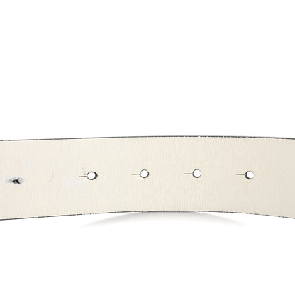 Chanel Patent Calfskin CC Reversible Belt 90 36 Black White 4 of 8