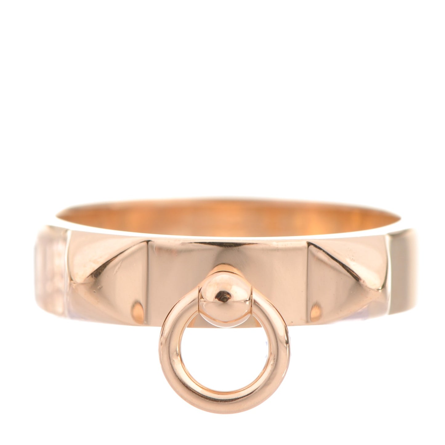 18K Rose Gold PM Collier De Chien Ring 56 7.5