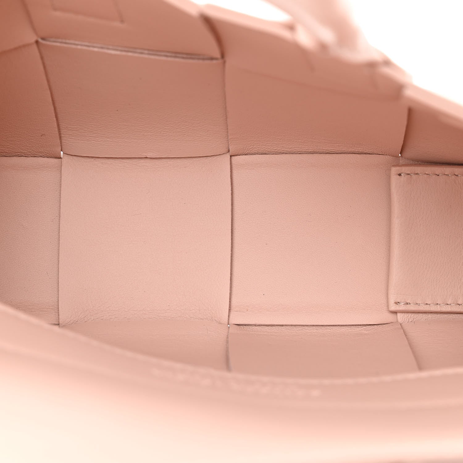 Bottega Veneta Nappa Maxi Intreccio Mini Arco East West Tote Melon Washed 5 of 9