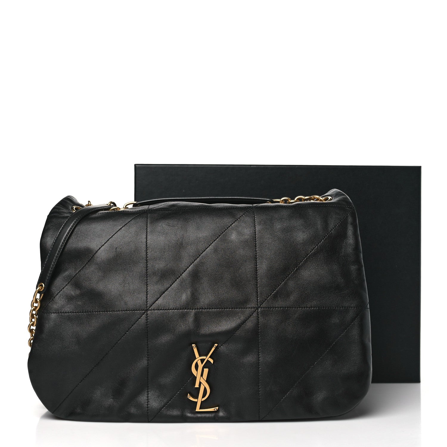 Saint Laurent Lambskin Matelasse Monogram Large Jamie 4.3 Black 11 of 11