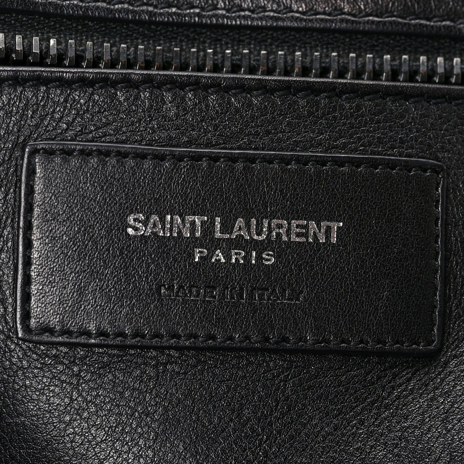 Saint Laurent Smooth Calfskin Small Monogram Cabas Black 6 of 9