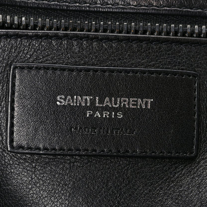 Saint Laurent Smooth Calfskin Small Monogram Cabas Black 6 of 9