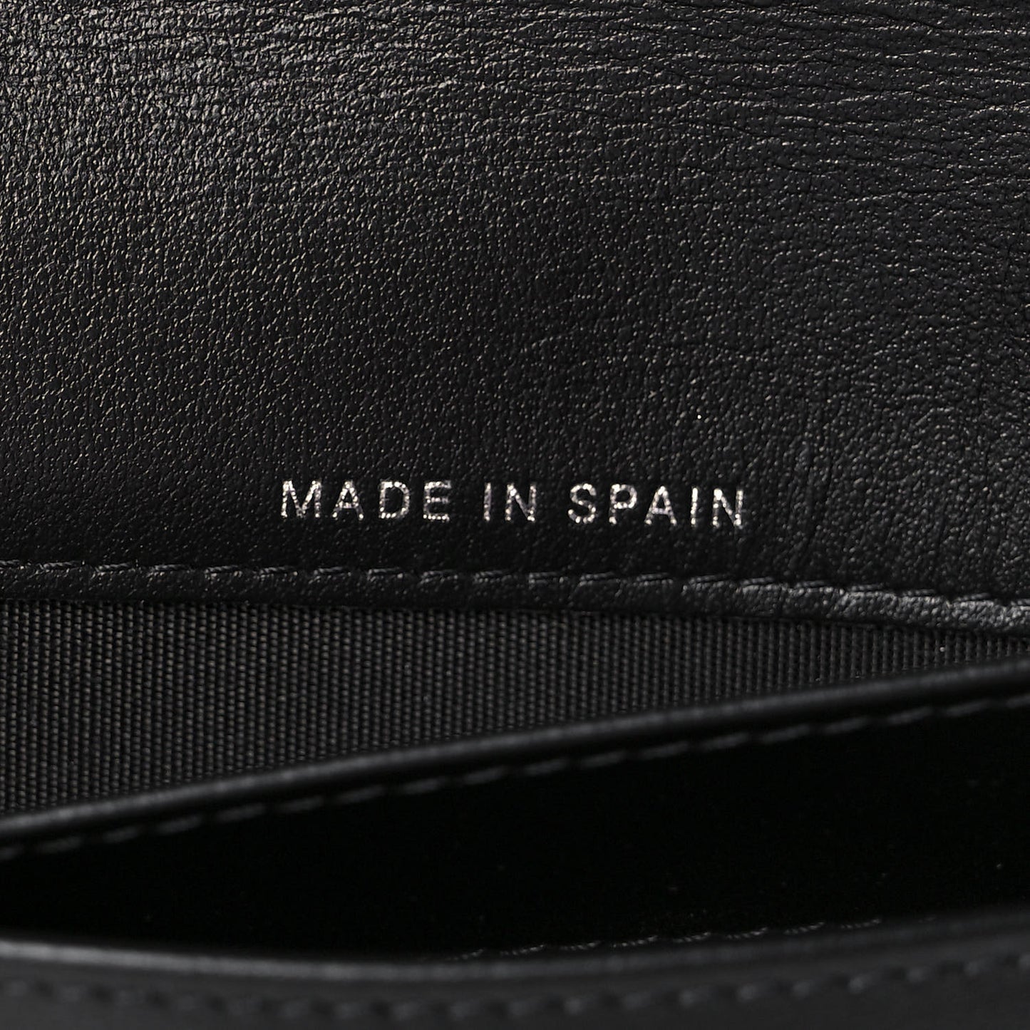 Caviar Quilted Boy Yen Wallet Black