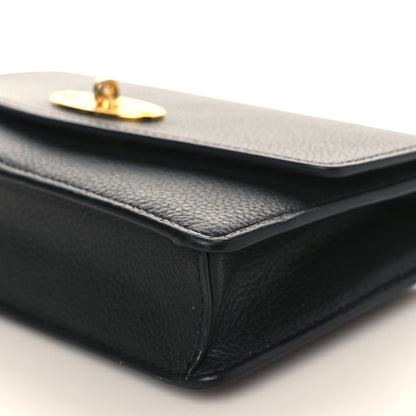 Mulberry Small Classic Grain Calfskin Small Darley Black 8 of 8