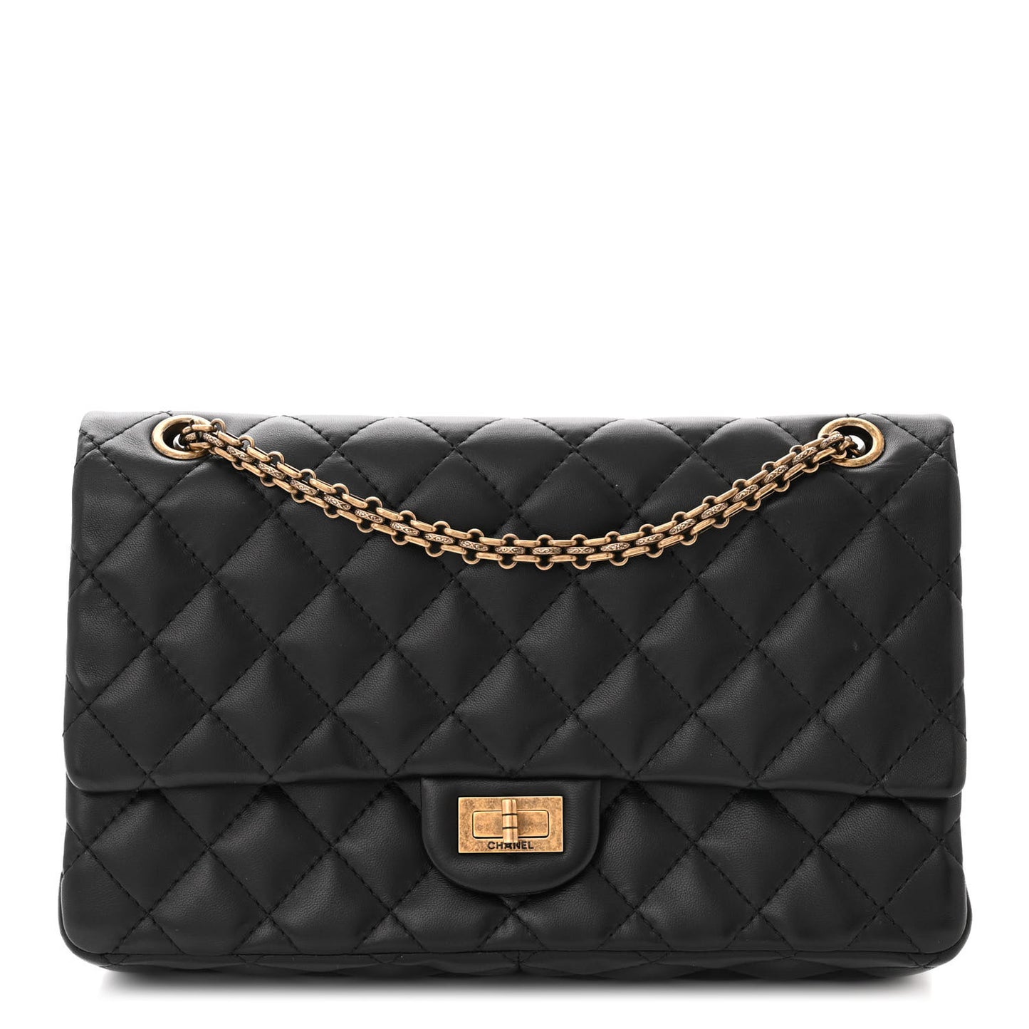 Lambskin Quilted 2.55 Reissue 226 Flap Black