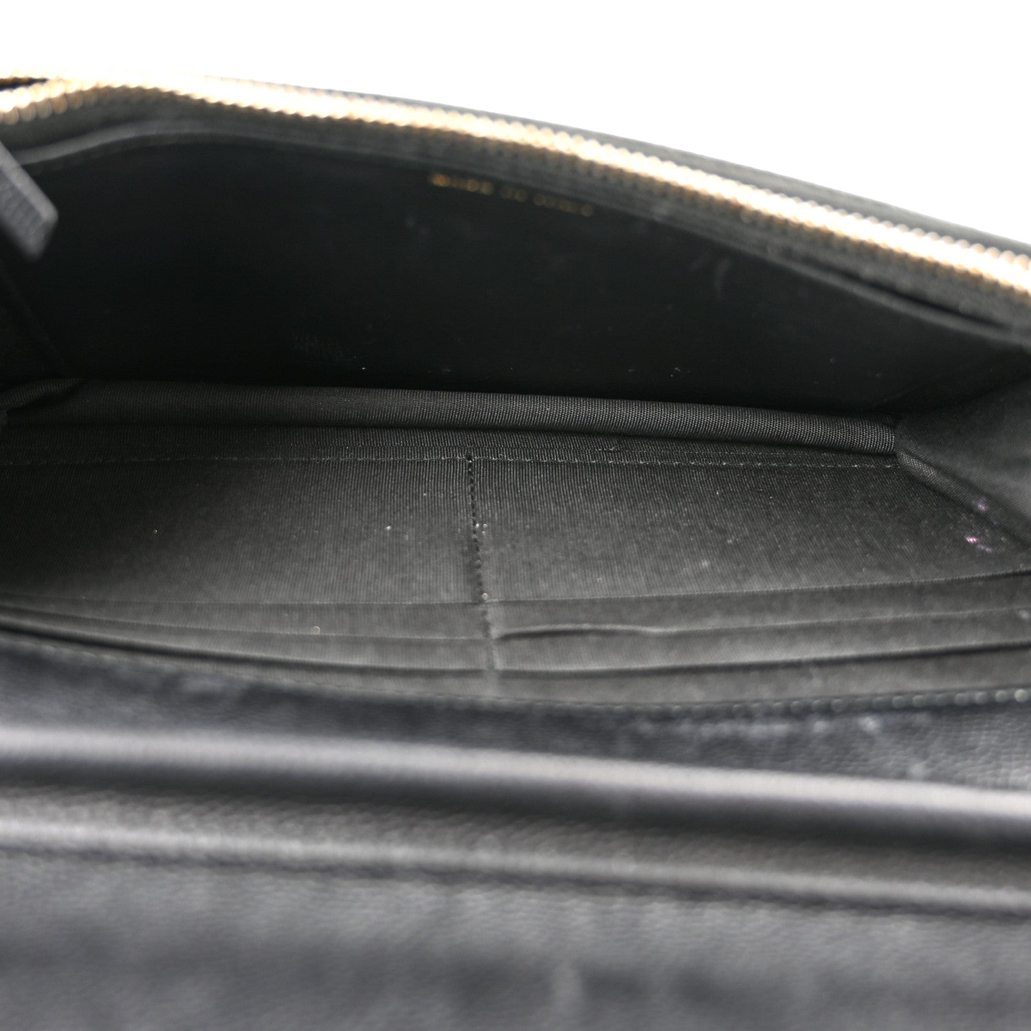 Chanel Caviar Quilted Golden Class Wallet On Chain WOC Black 5 of 12
