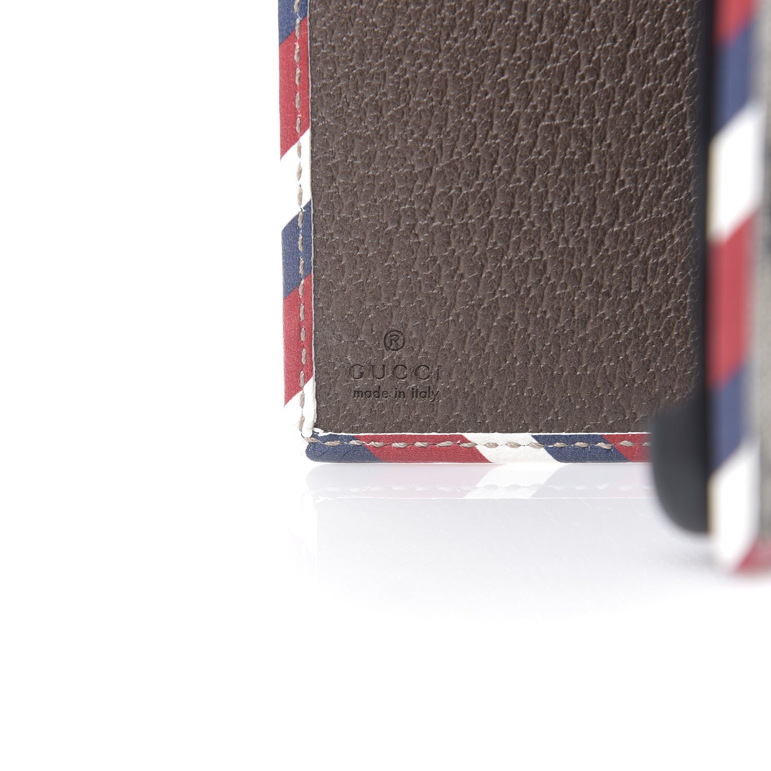 Gucci GG Supreme Monogram Courrier Embroidered iPhone 7/8 Case Brown 6 of 6