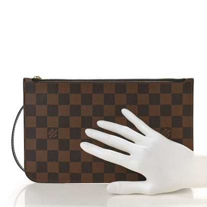 Louis Vuitton Damier Ebene Neverfull MM GM Pochette 2 of 8
