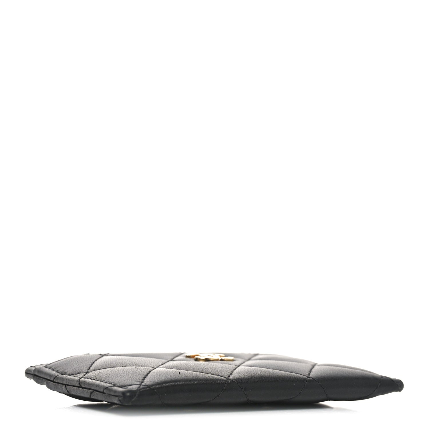 Chanel Lambskin Quilted Card Holder Black 4 of 9