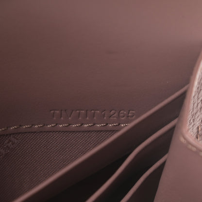 Burberry Haymarket Check Henley Wallet On Chain Dusty Pink 8 of 11