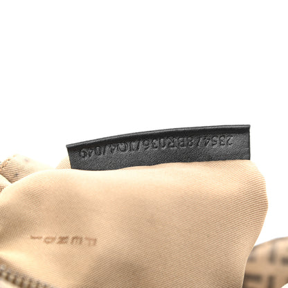 Fendi Zucchino Vitello Hobo Beige Black 7 of 12