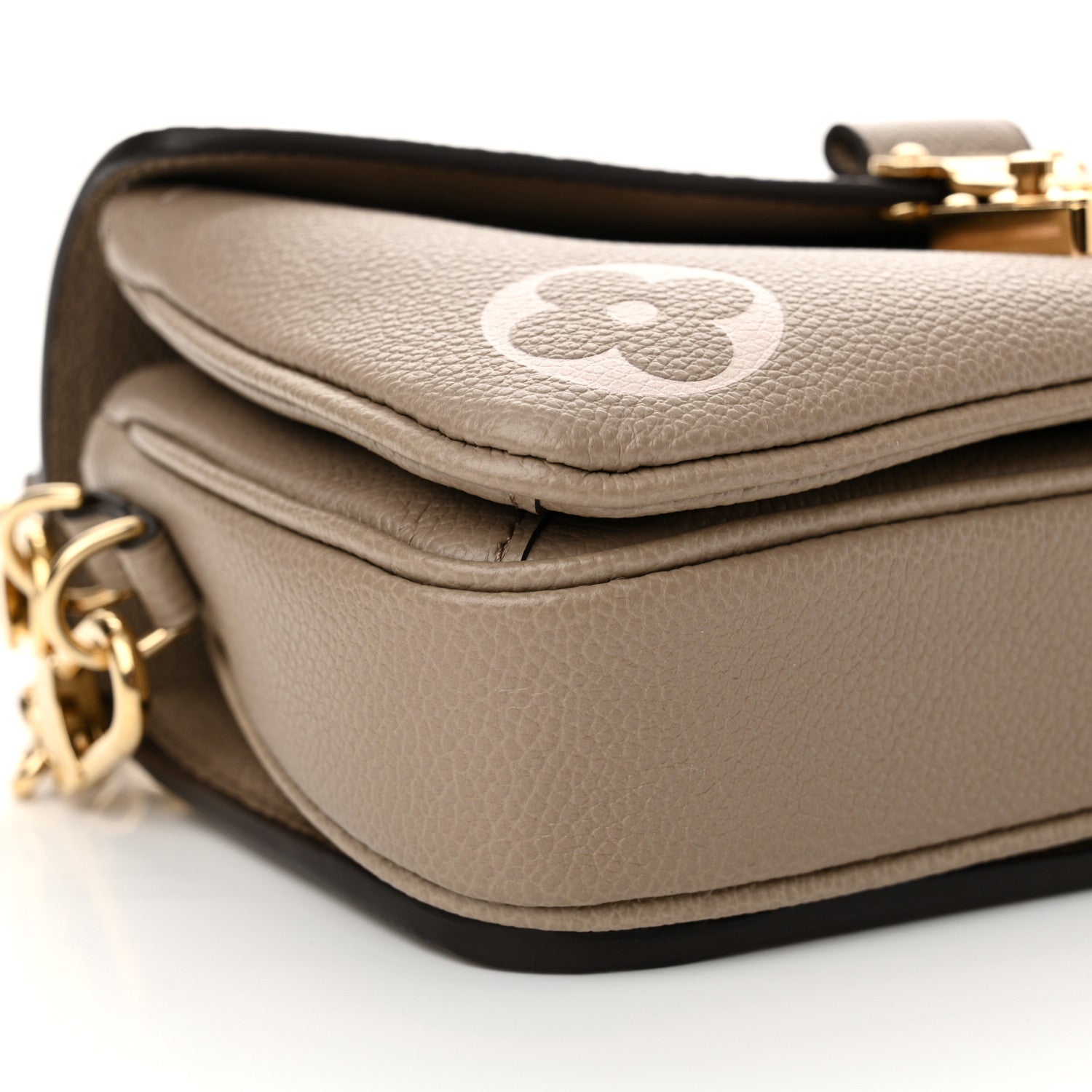 Louis Vuitton Empreinte Monogram Giant Pochette Metis East West Tourterelle Creme 8 of 9