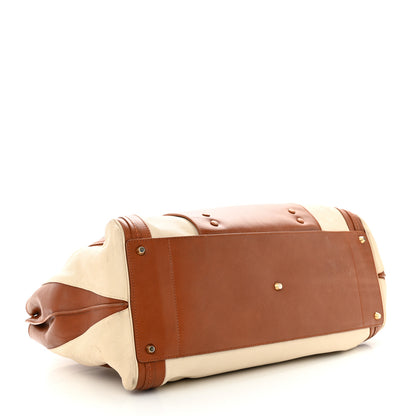 Chloe Calfskin Large Alice Satchel Husky White Tan 4 of 15