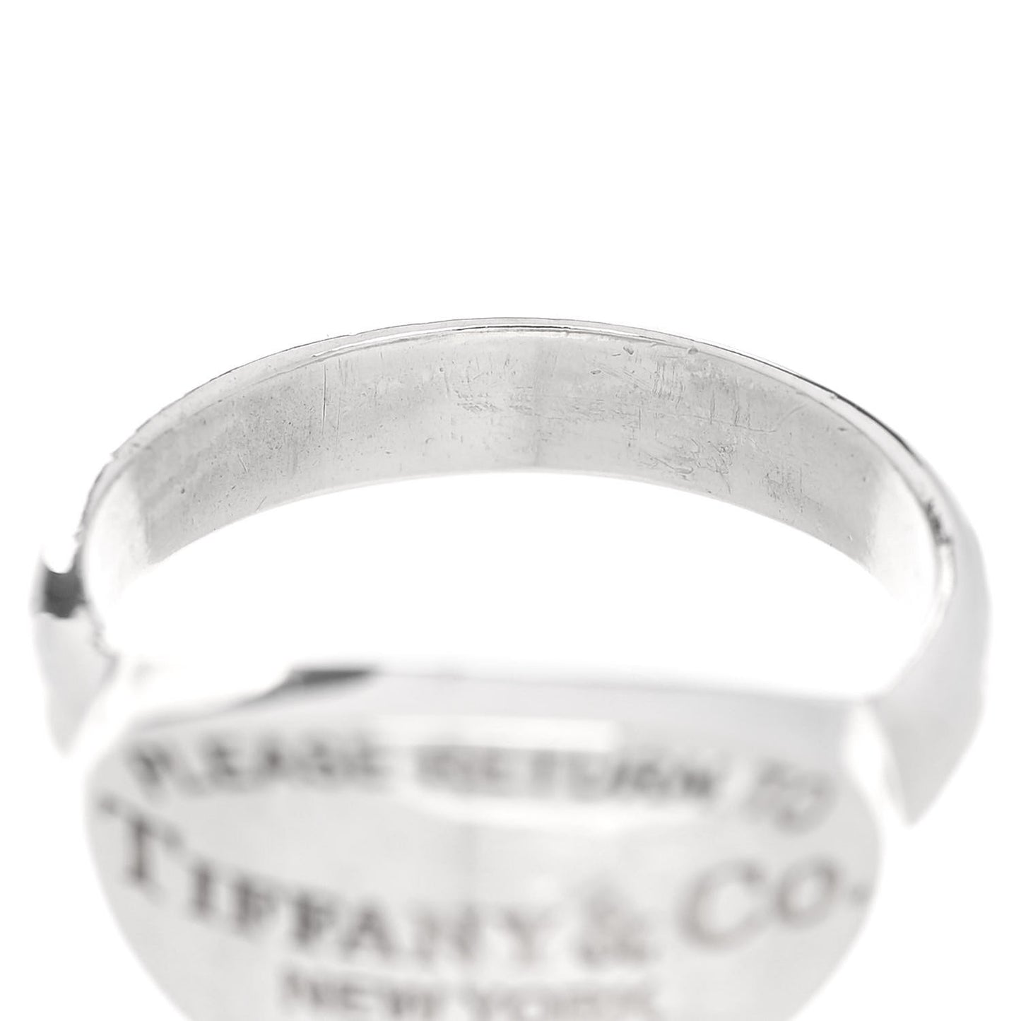Sterling Silver Return to Tiffany Oval Ring 47 4