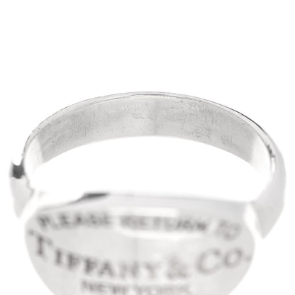 Tiffany Sterling Silver Return to Tiffany Oval Ring 47 4 5 of 6