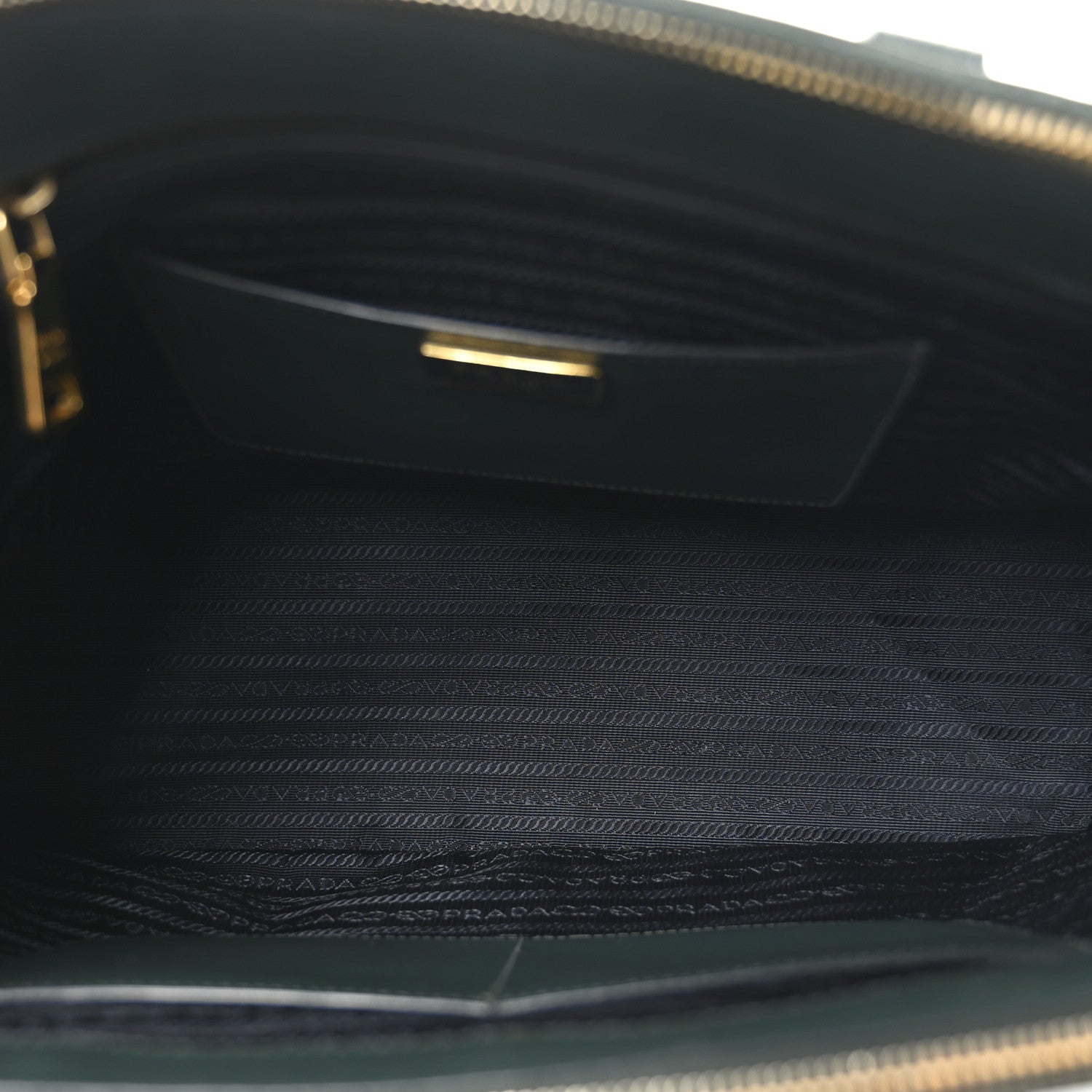 Prada Saffiano Lux Large Galleria Double Zip Tote Ottanio 4 of 8