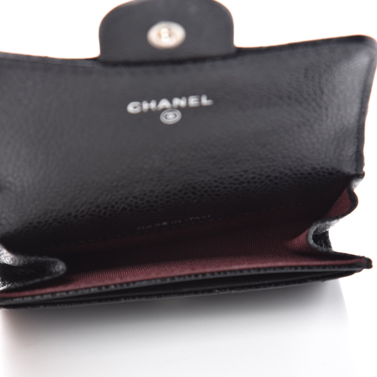 Chanel Caviar Quilted Flap Card Holder Black 5 of 8