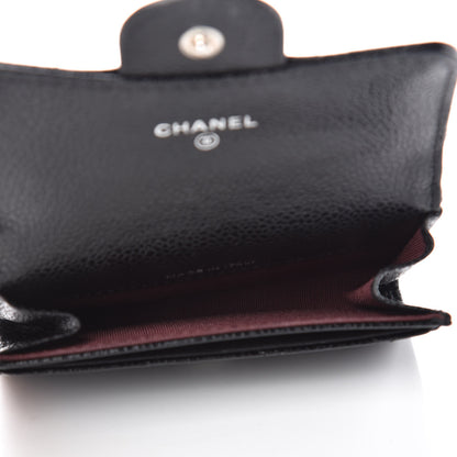 Chanel Caviar Quilted Flap Card Holder Black 5 of 8