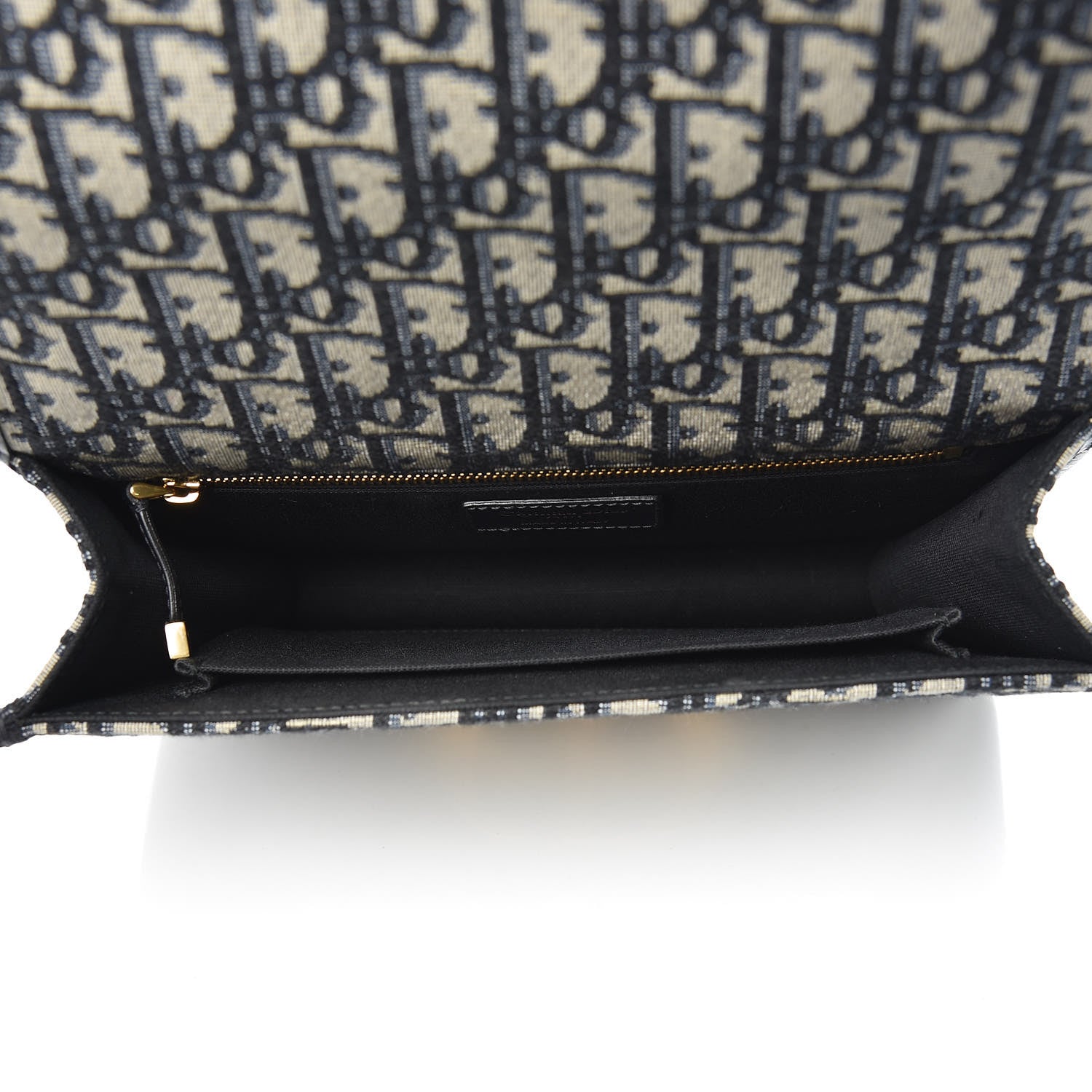 Christian Dior Oblique 30 Montaigne Flap Bag Blue 7 of 11