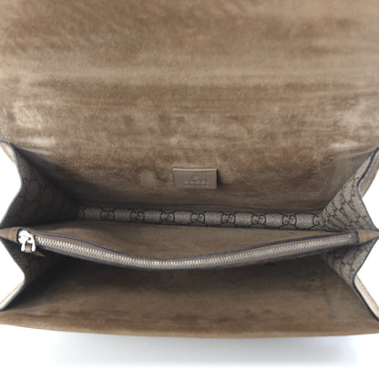 Gucci GG Supreme Monogram Medium Dionysus Shoulder Bag Taupe 5 of 9
