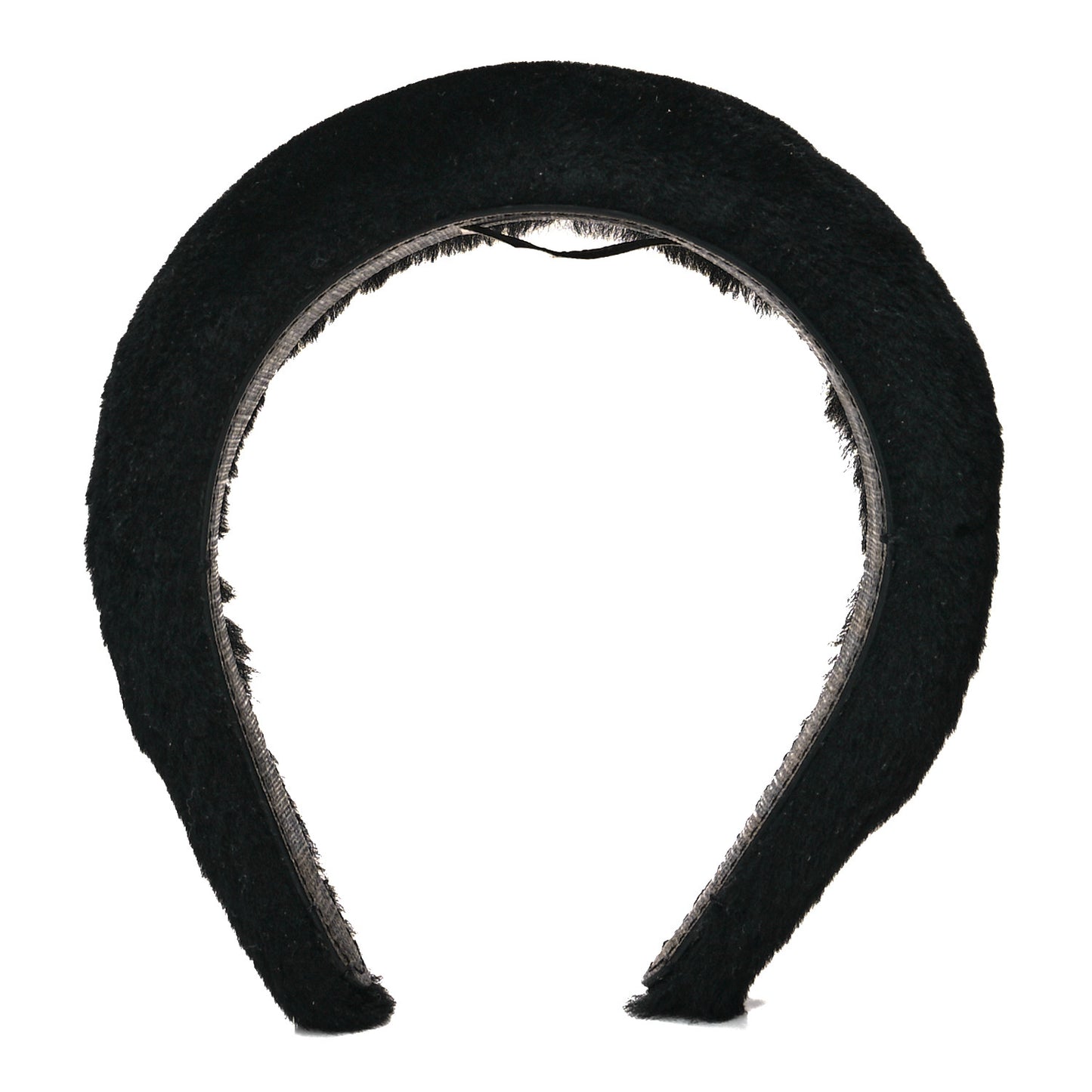 Shearling Headband Black