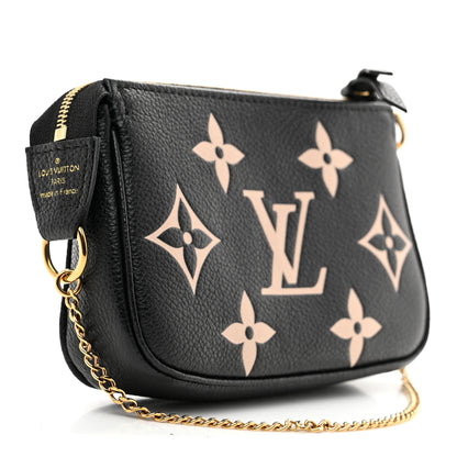 Louis Vuitton Empreinte Monogram Giant Mini Pochette Accessories Black 3 of 6