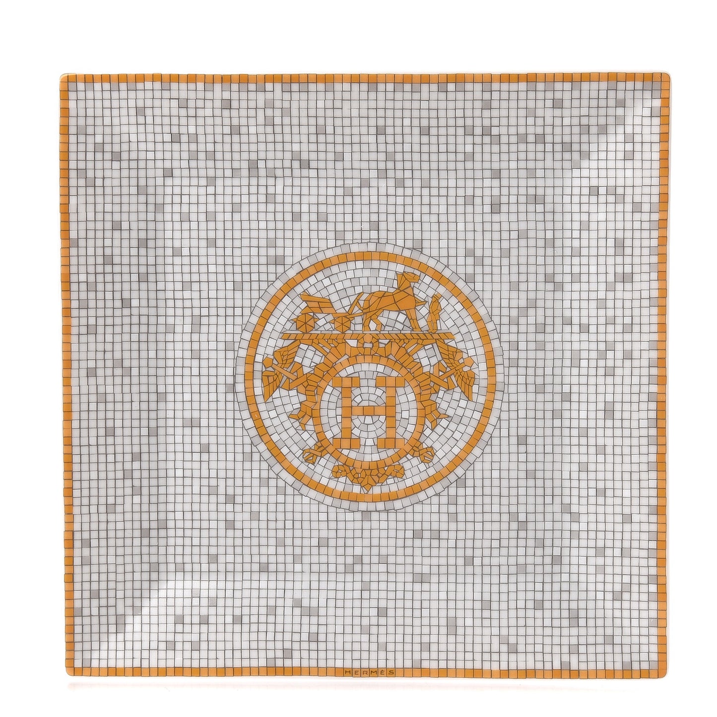 Porcelain Mosaique au 24 Square Plate