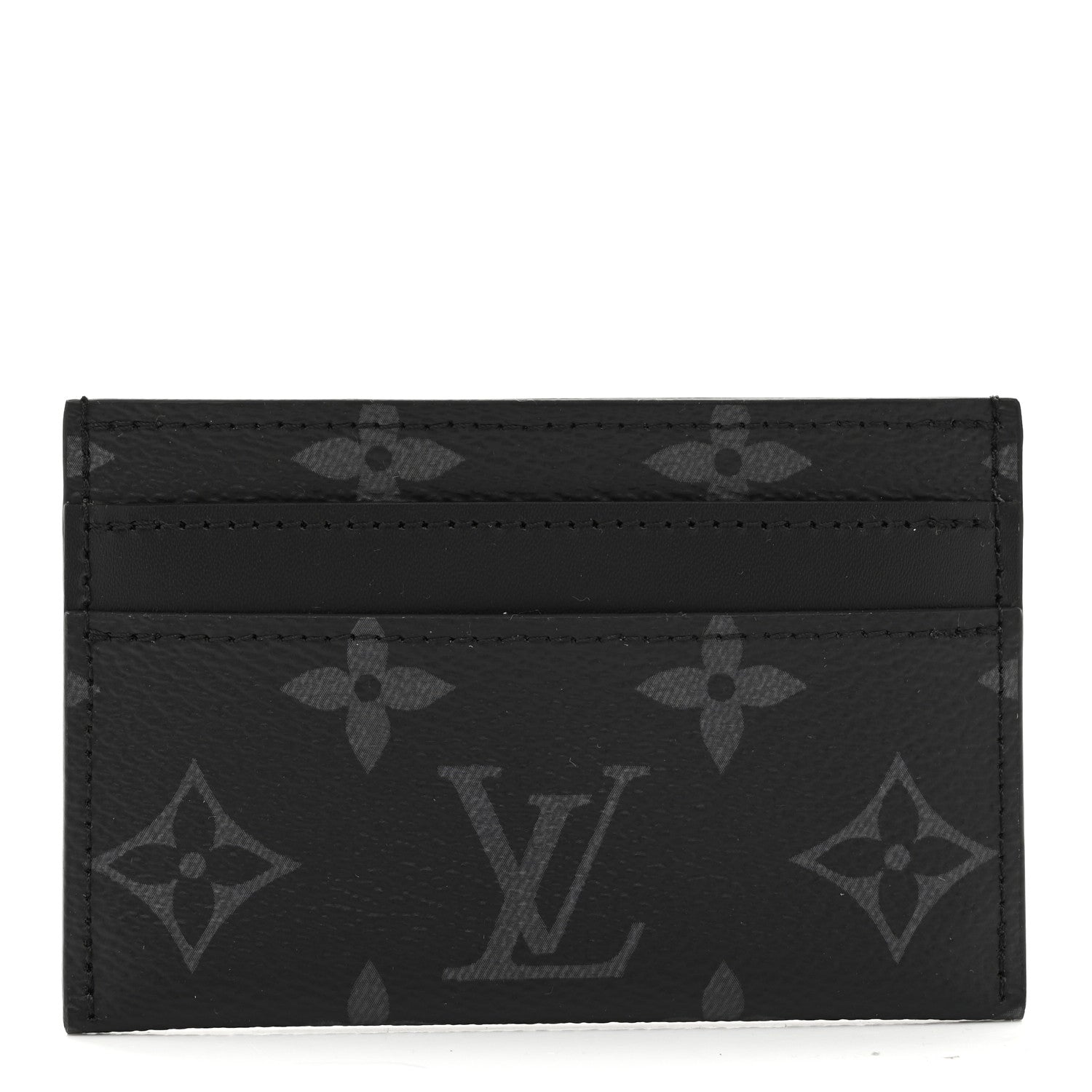 Louis Vuitton Monogram Eclipse Porte-Cartes Double Card Holder 1 of 7