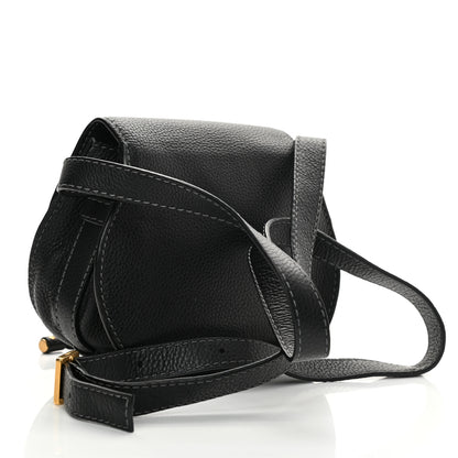 Chloe Calfskin Mini Marcie Round Crossbody Bag Black 3 of 13