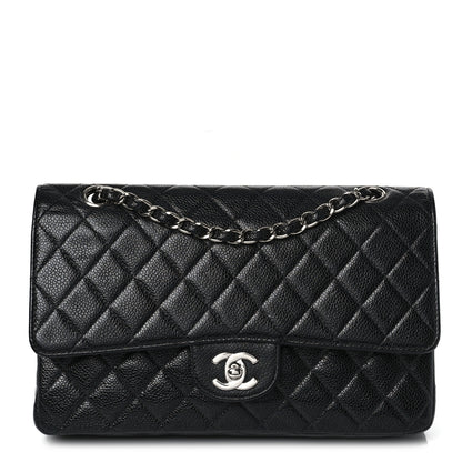 Chanel Caviar Quilted Medium Double Flap Black 1 of 9