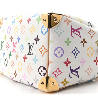 Louis Vuitton LV X TM Monogram Multicolor Speedy Bandouliere 25 White 9 of 10