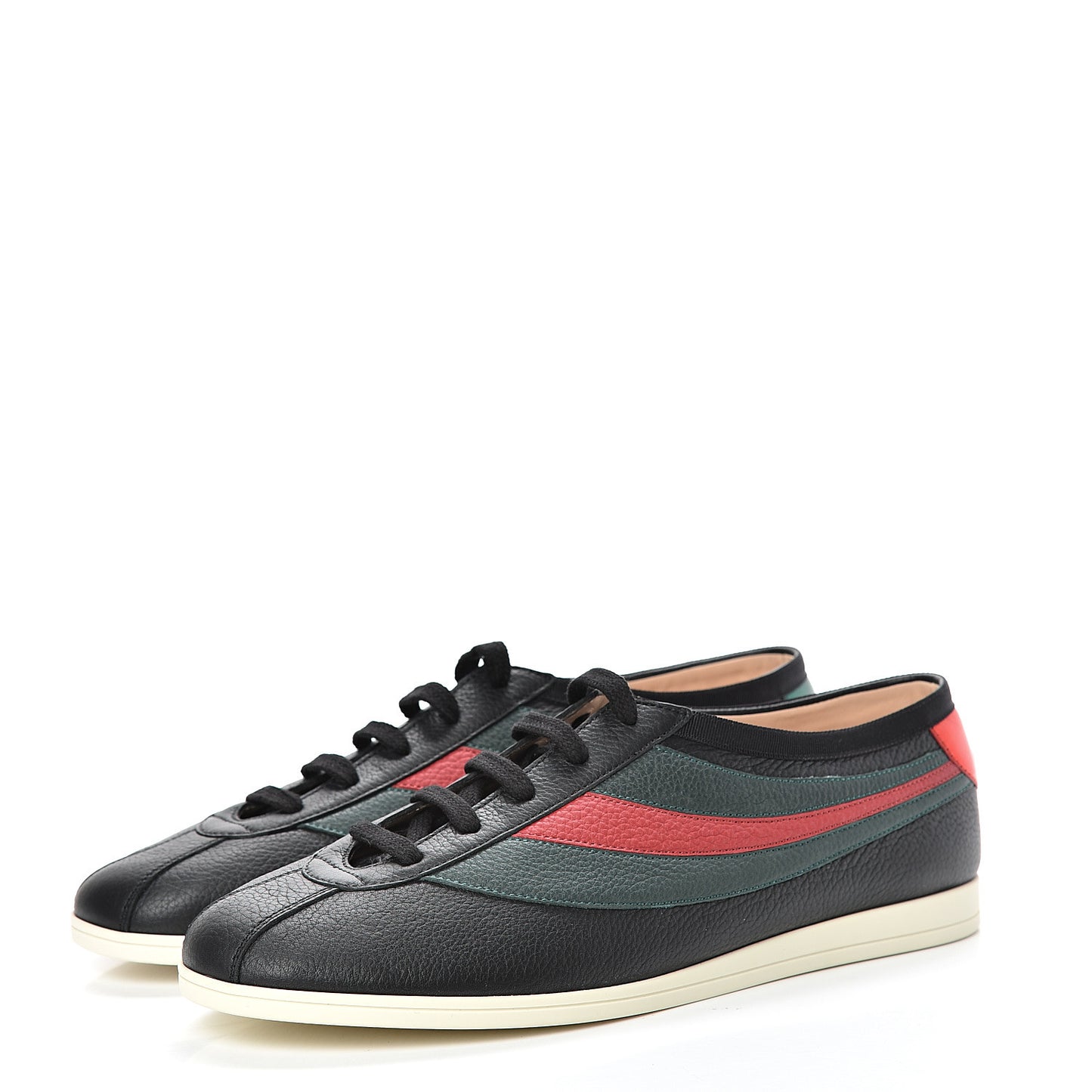 Calfskin Mens Falacer Sneakers 8.5 Nero Black