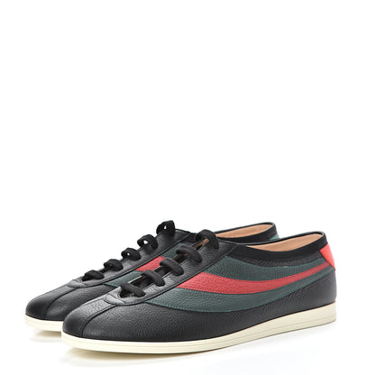 Gucci Calfskin Mens Falacer Sneakers 8.5 Nero Black 3 of 10