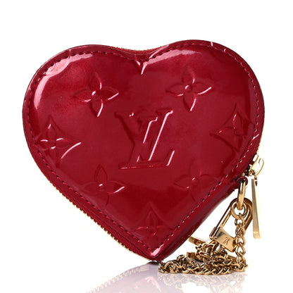 Louis Vuitton Vernis Coeur Heart Coin Purse Pomme D'Amour 3 of 11