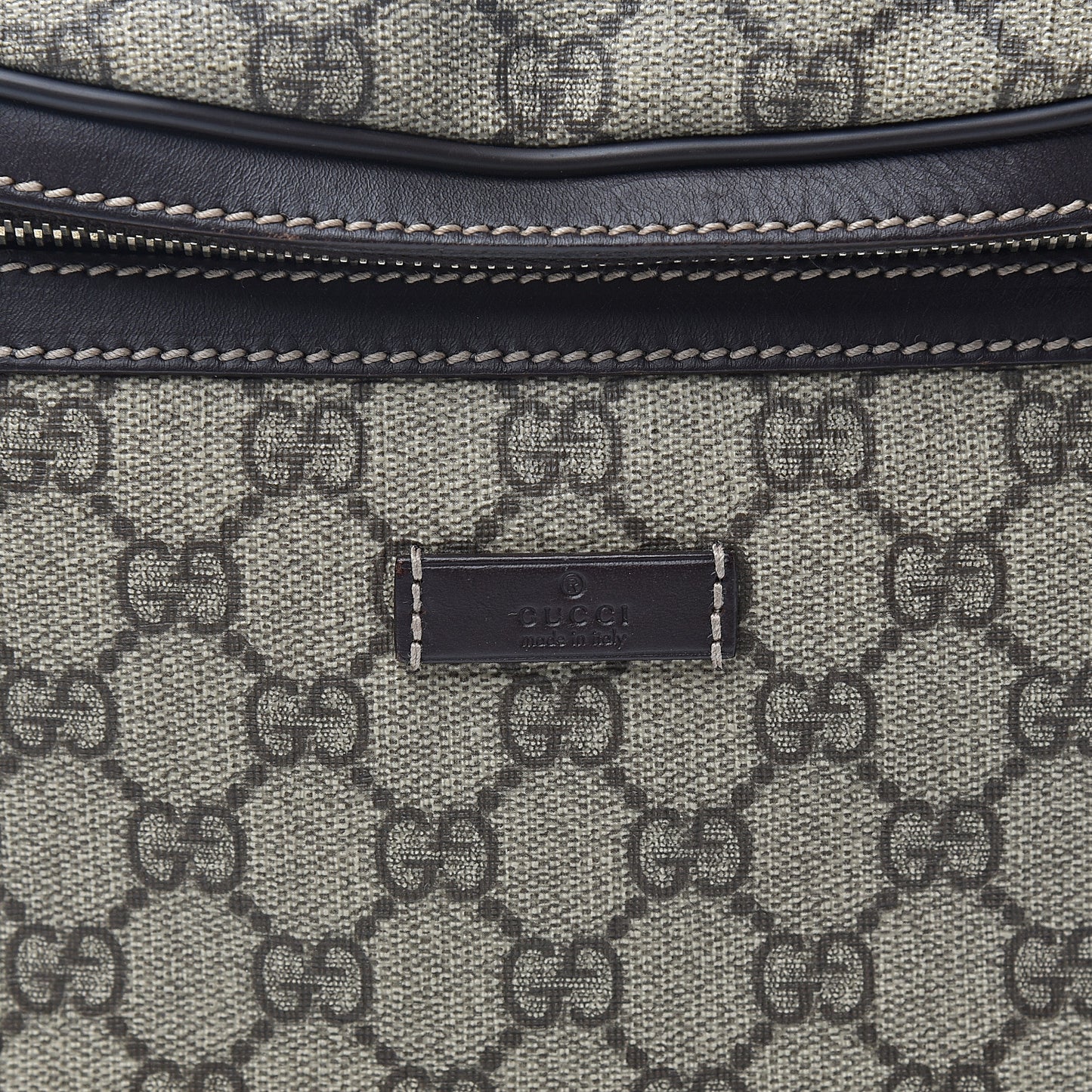 GG Plus Monogram Belt Bag Dark Brown