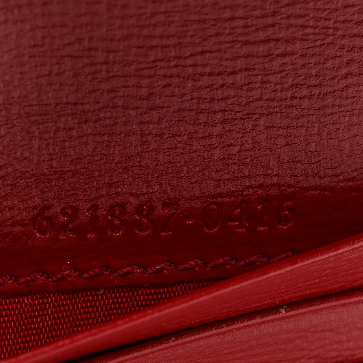 GG Supreme Monogram Azalea Calfskin Horsebit 1955 Card Case Wallet Beige Ebony New Cherry Red