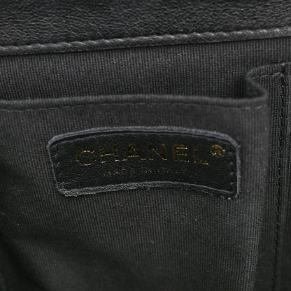 Chanel Lambskin Quilted Large Duma Drawstring Backpack Black 6 of 10